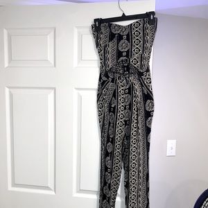 Black and White Jumpsuit from Hollister